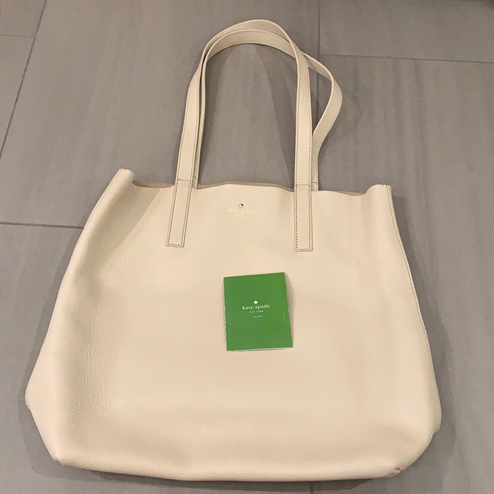 Kate Spade Tote/ off white